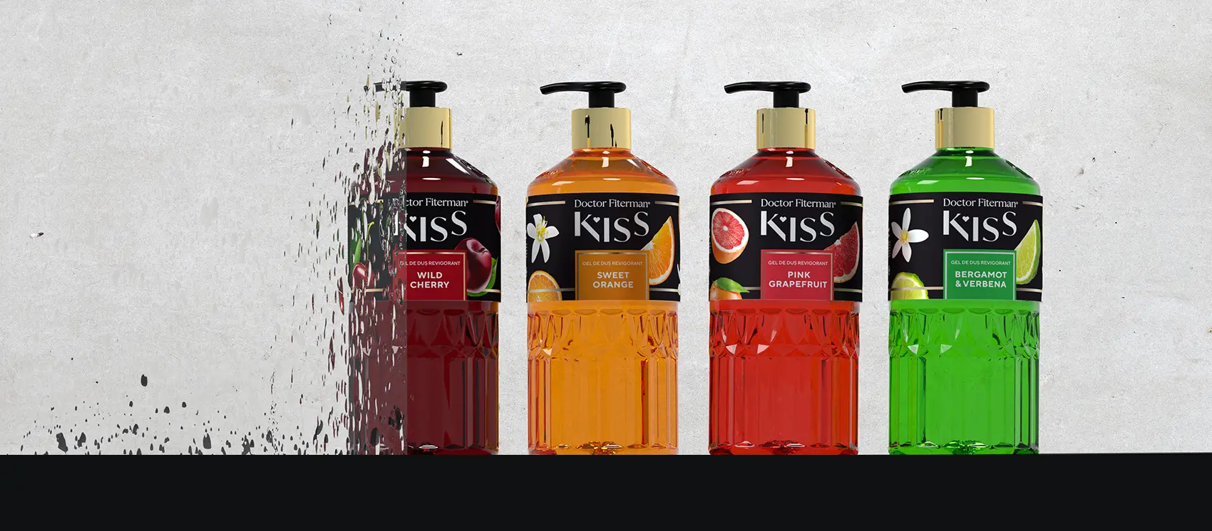 Gama KISS Gel de dus 750 ml