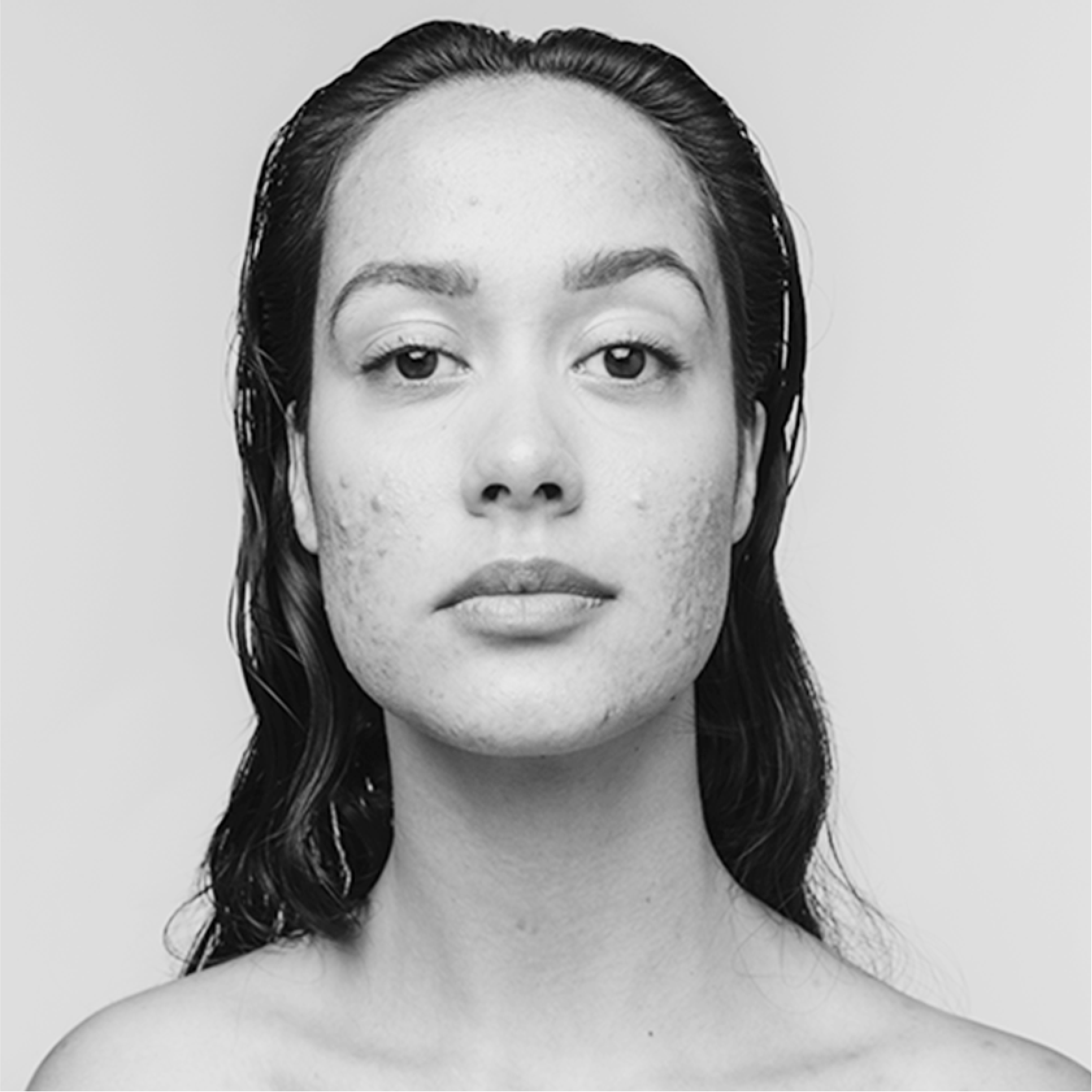 Femeie alb-negru