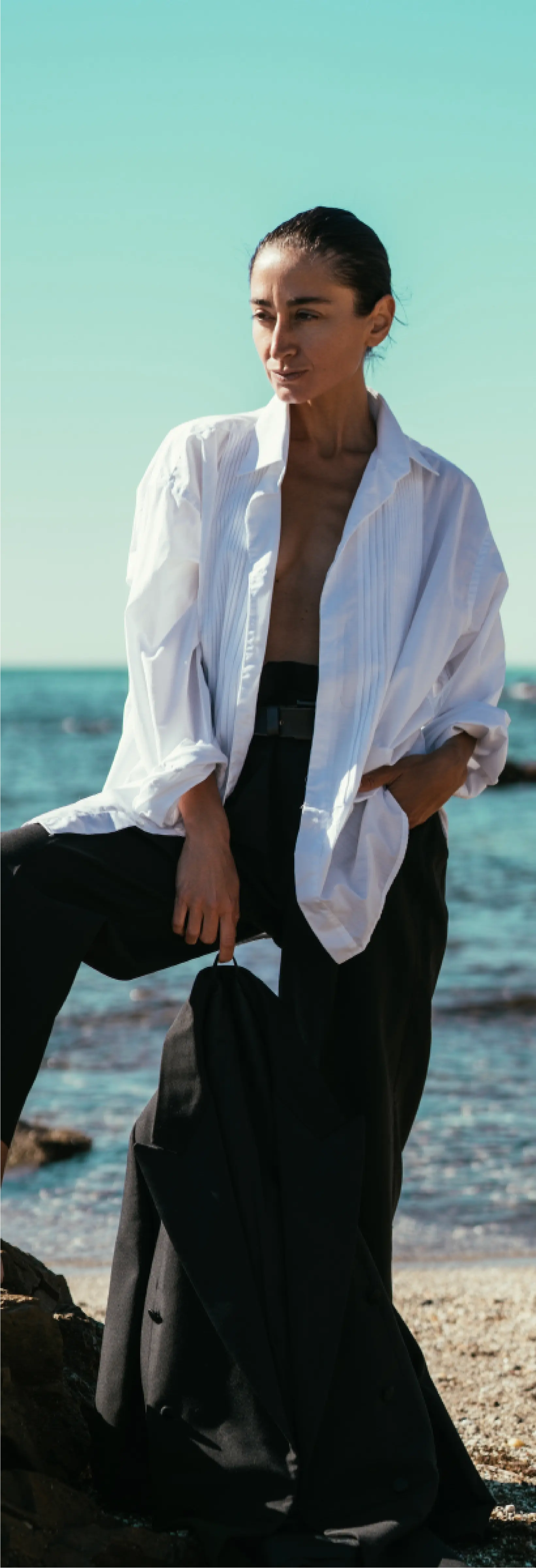 Woman at the beach