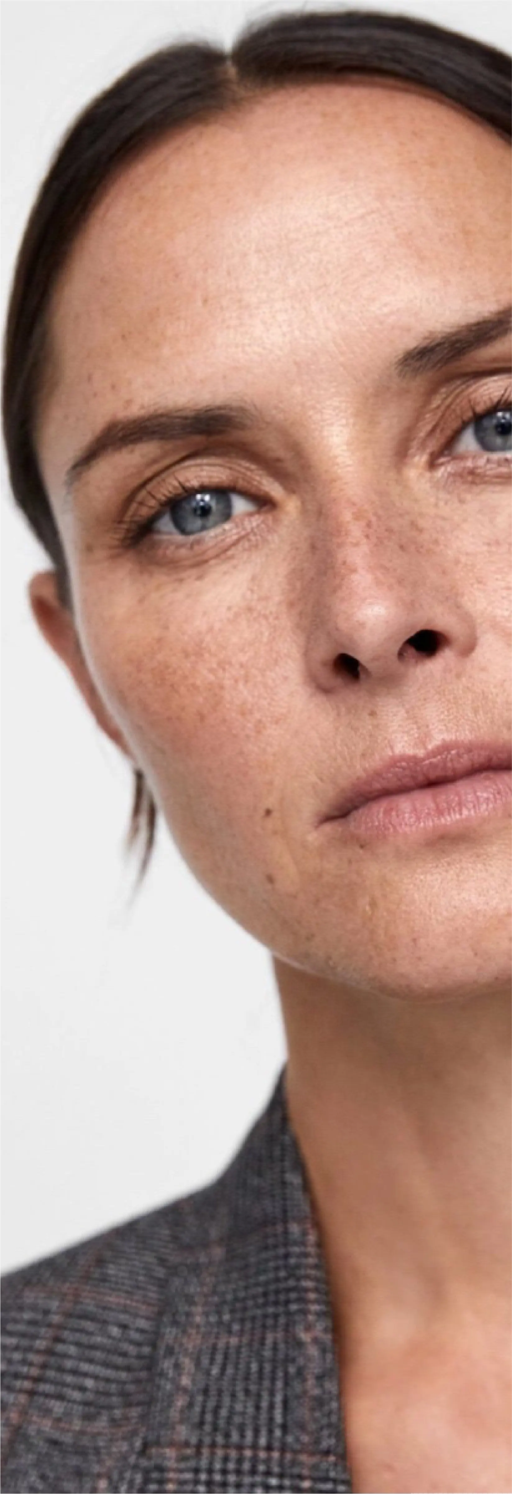 Blue eyed woman